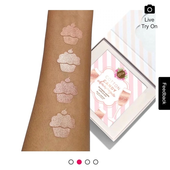 NWT 4-Pan BEAUTY BAKERIE ‘Cotton Candy Champagne’ Blush Palette - Picture 4 of 11